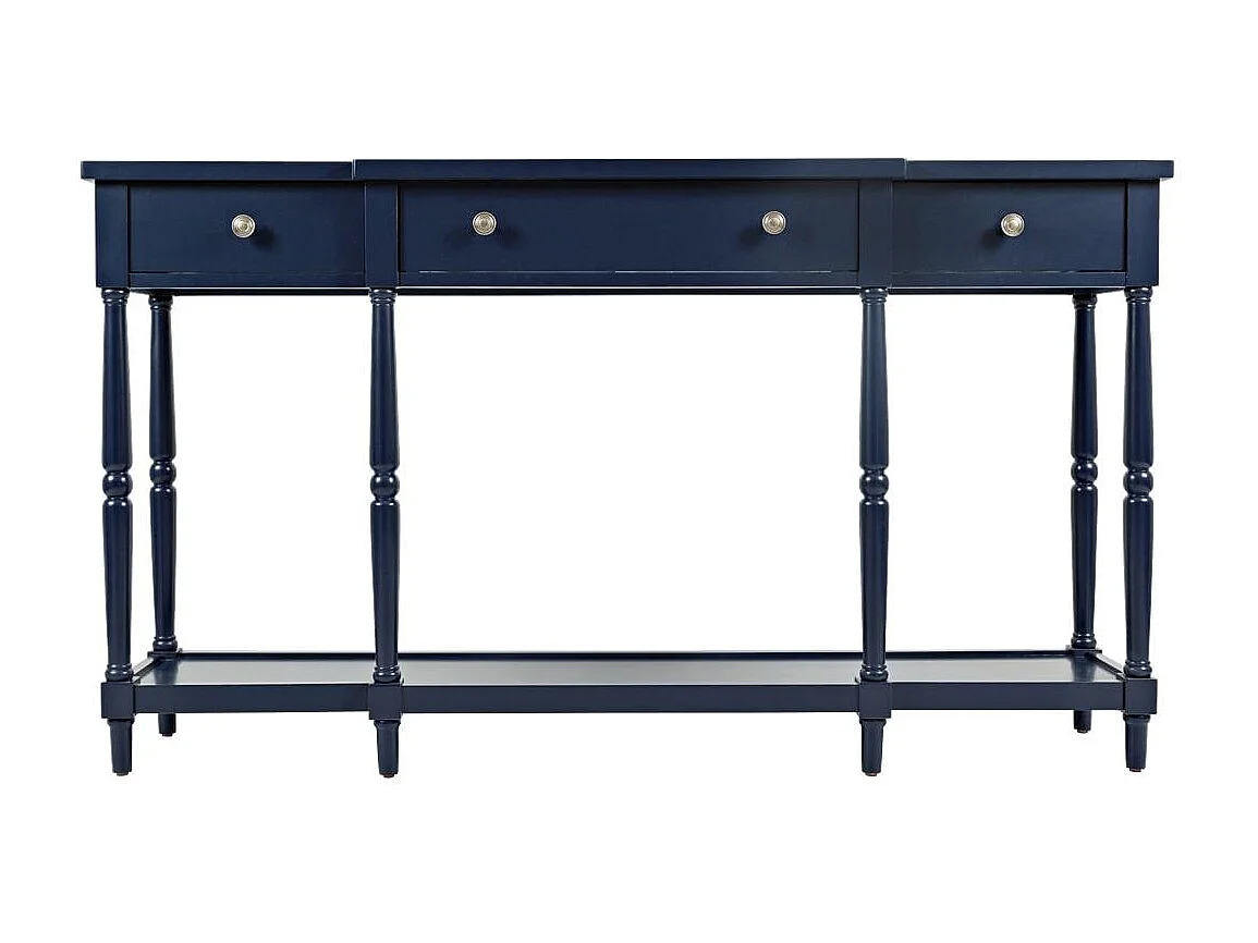 Console 152,5x86,5x35,5 cm bleu foncé Avola AV1633-60