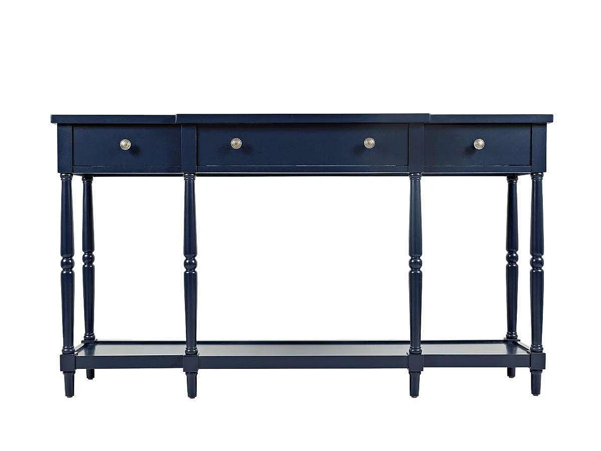 Console 152,5x86,5x35,5 cm bleu foncé Avola AV1633-60