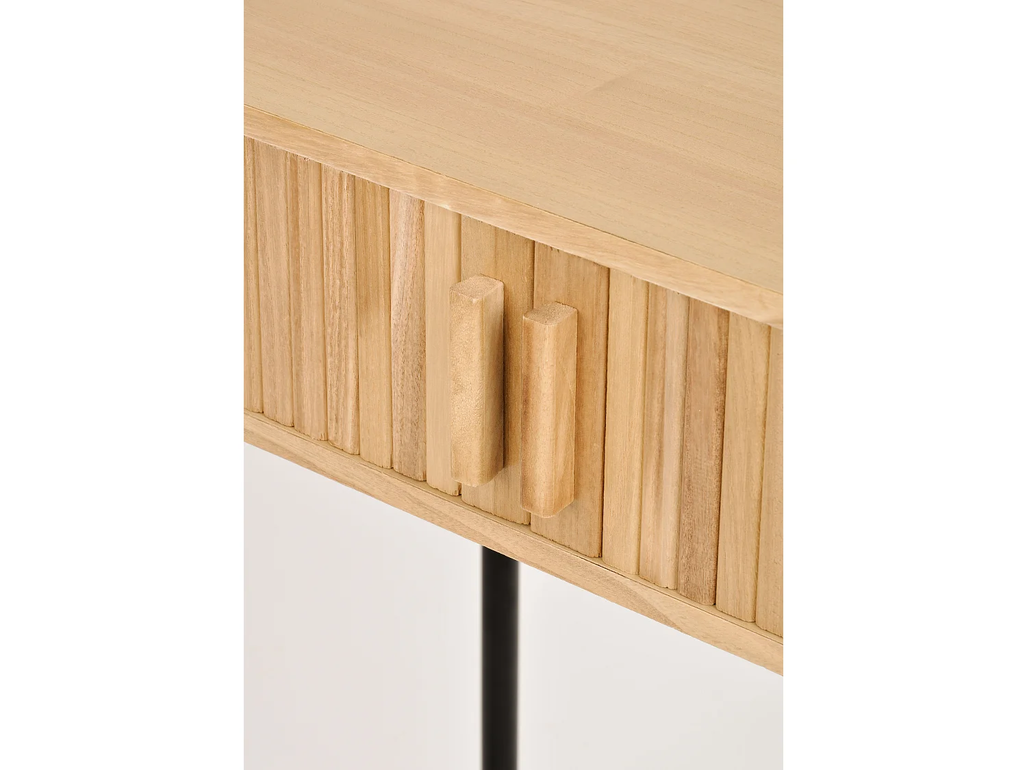 Console 79,5x79,5x40 cm bois naturel Florence FL03