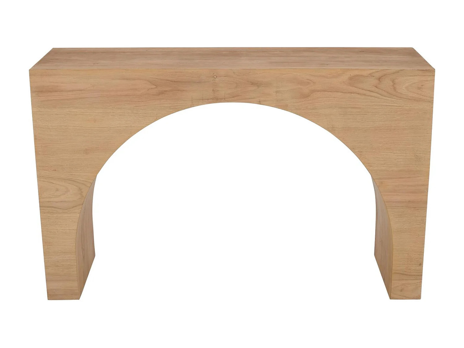 Console 122x76x35,5 cm bois clair naturel Avola av2430-4