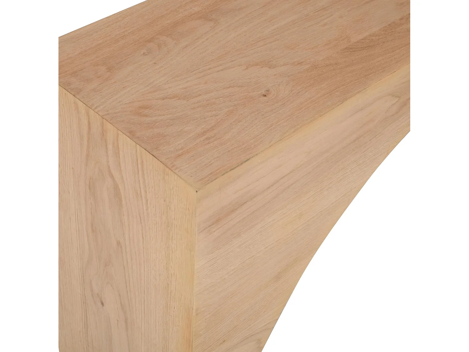 Console 122x76x35,5 cm bois clair naturel Avola av2430-4