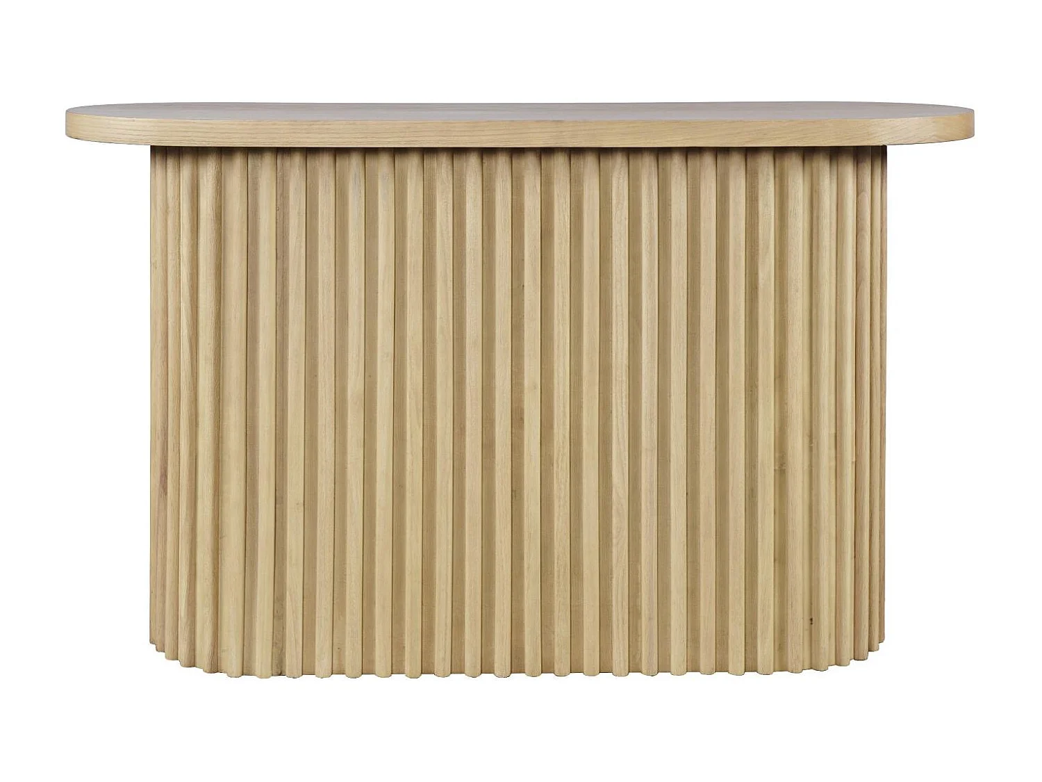 Console 127x76,5x46,5 cm bois clair naturel Avola av2420-4