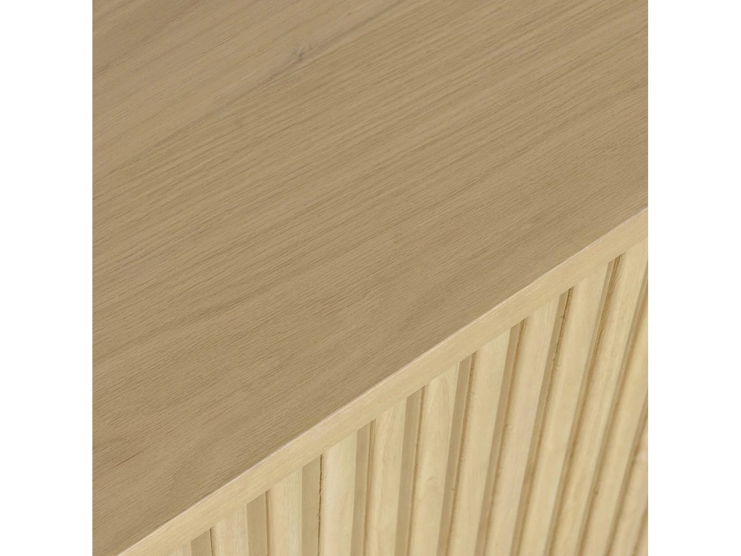 Console 127x76,5x46,5 cm bois clair naturel Avola av2420-4