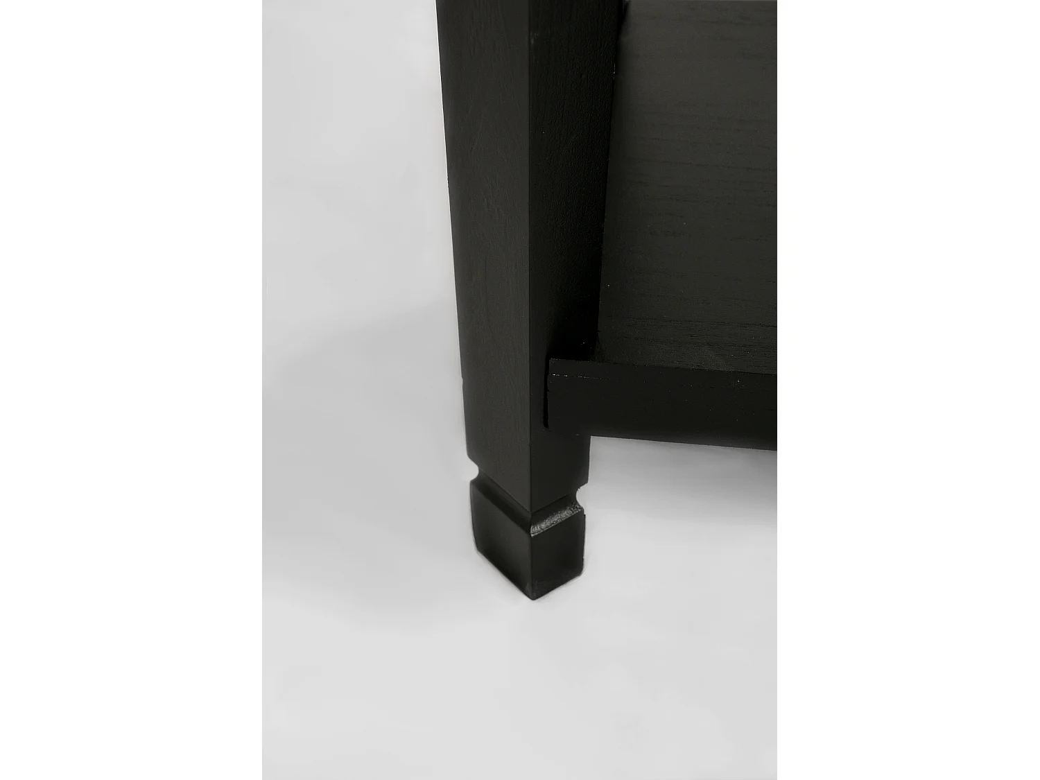 Consoletafel 128x80x40 cm zwart Cesena CE012