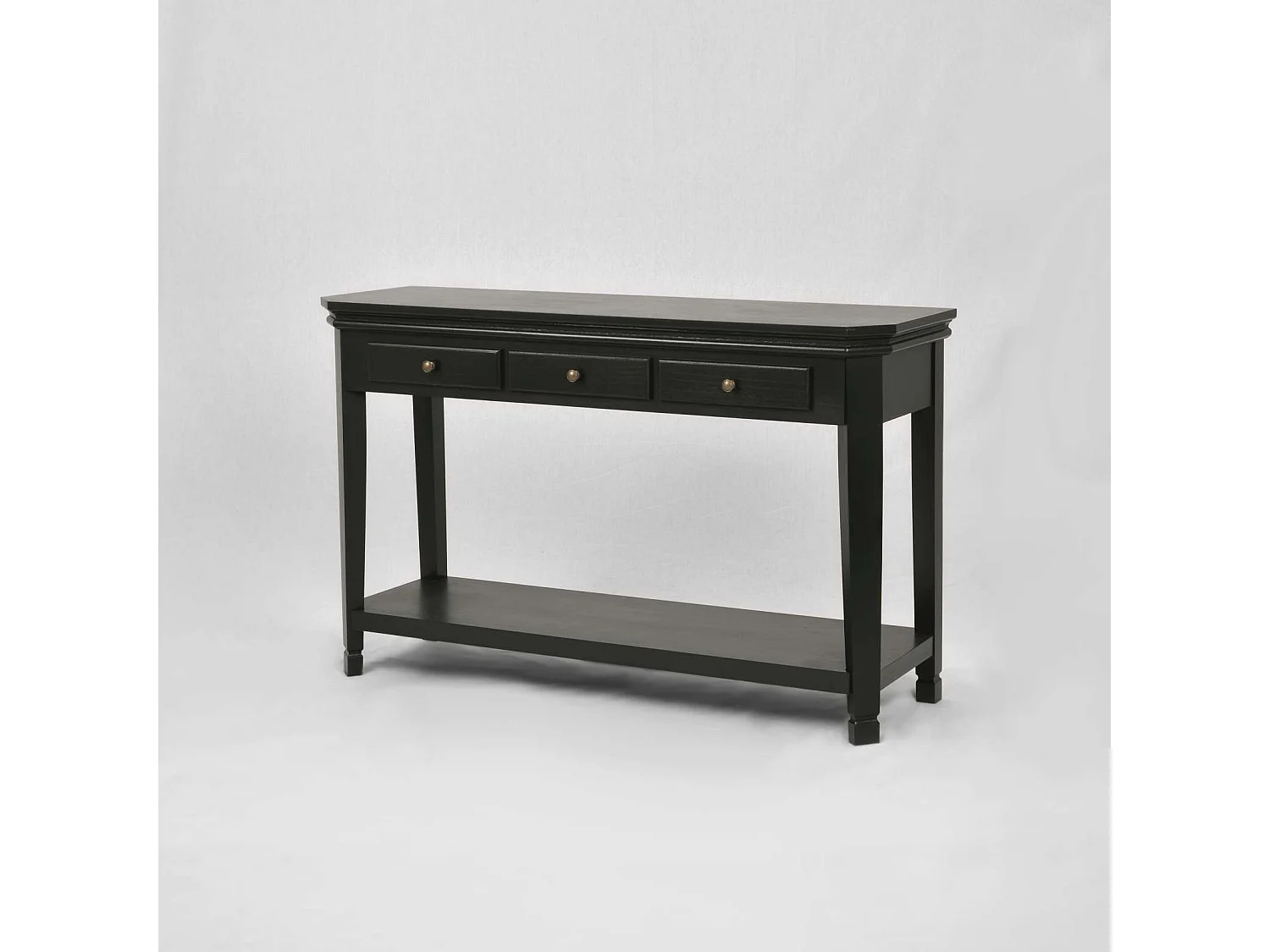 Console 128x80x40 cm noire Cesena CE012