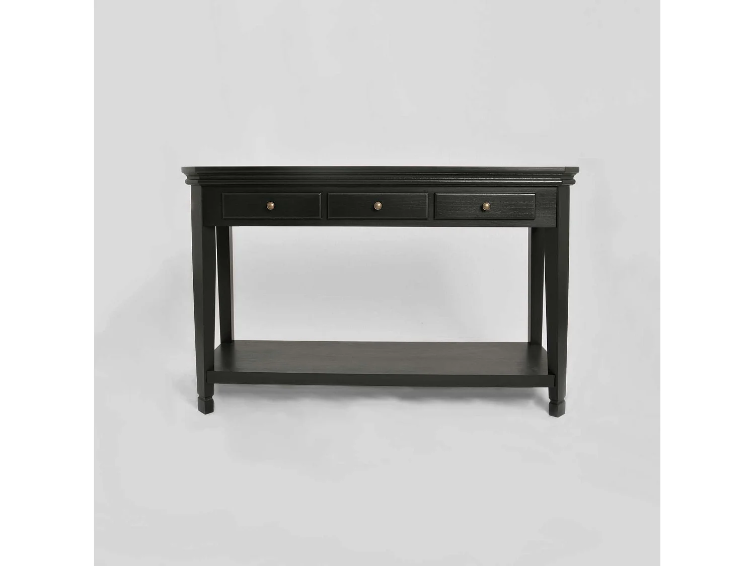 Console 128x80x40 cm noire Cesena CE012