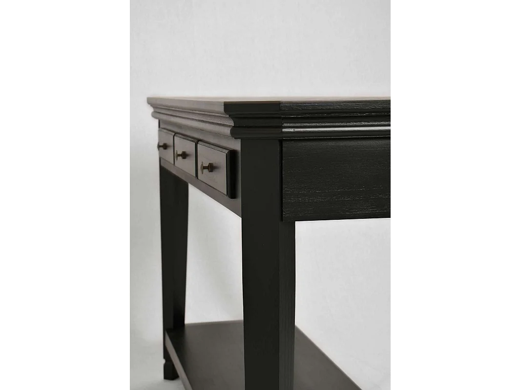 Console 128x80x40 cm noire Cesena CE012