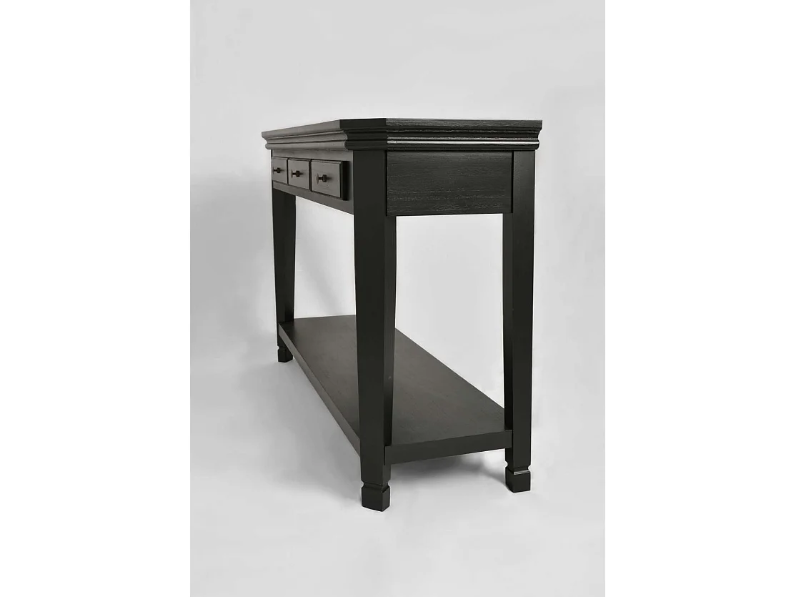 Console 128x80x40 cm noire Cesena CE012