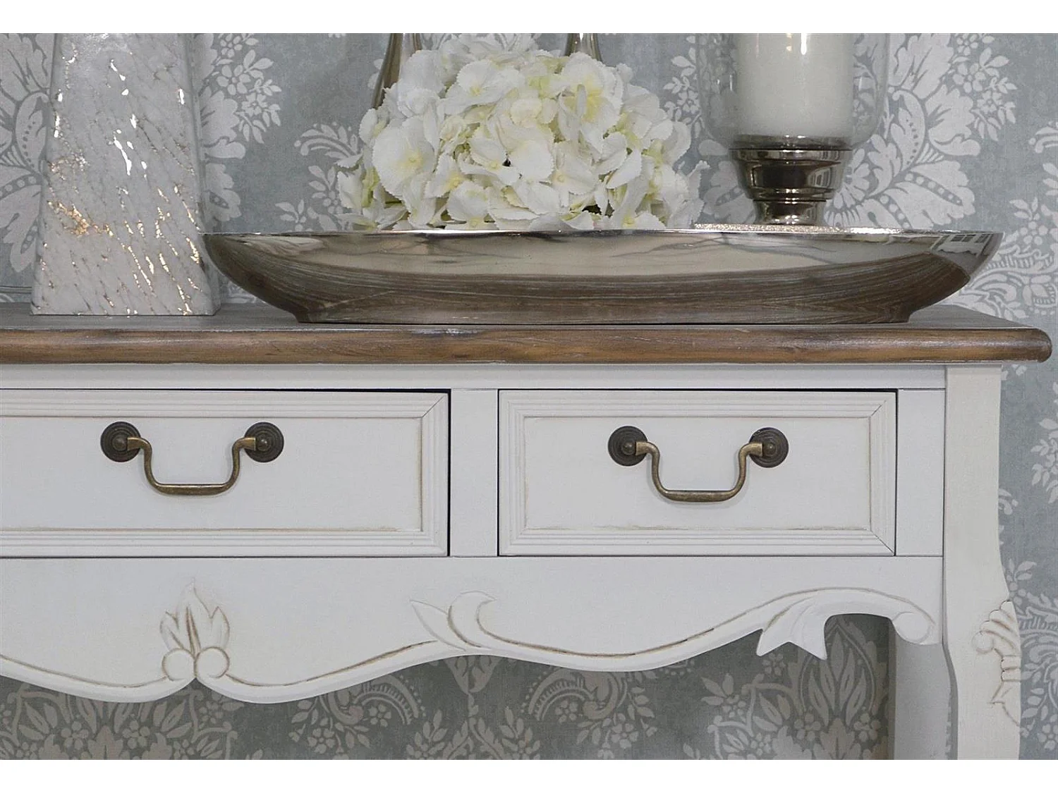 Console 110x78x40 cm blanc Rimini blanc riw017