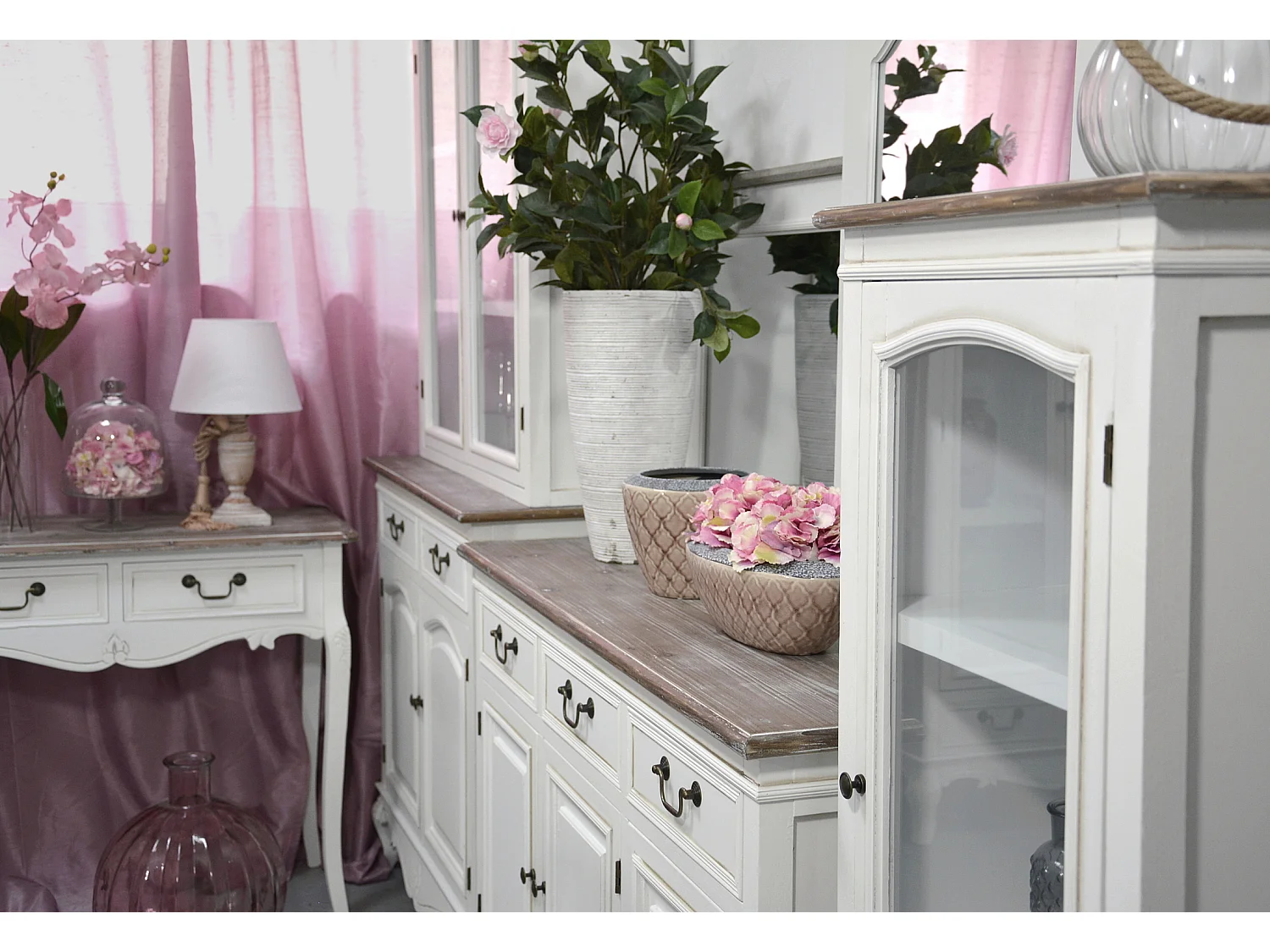 Console 110x78x40 cm blanc Rimini blanc riw017