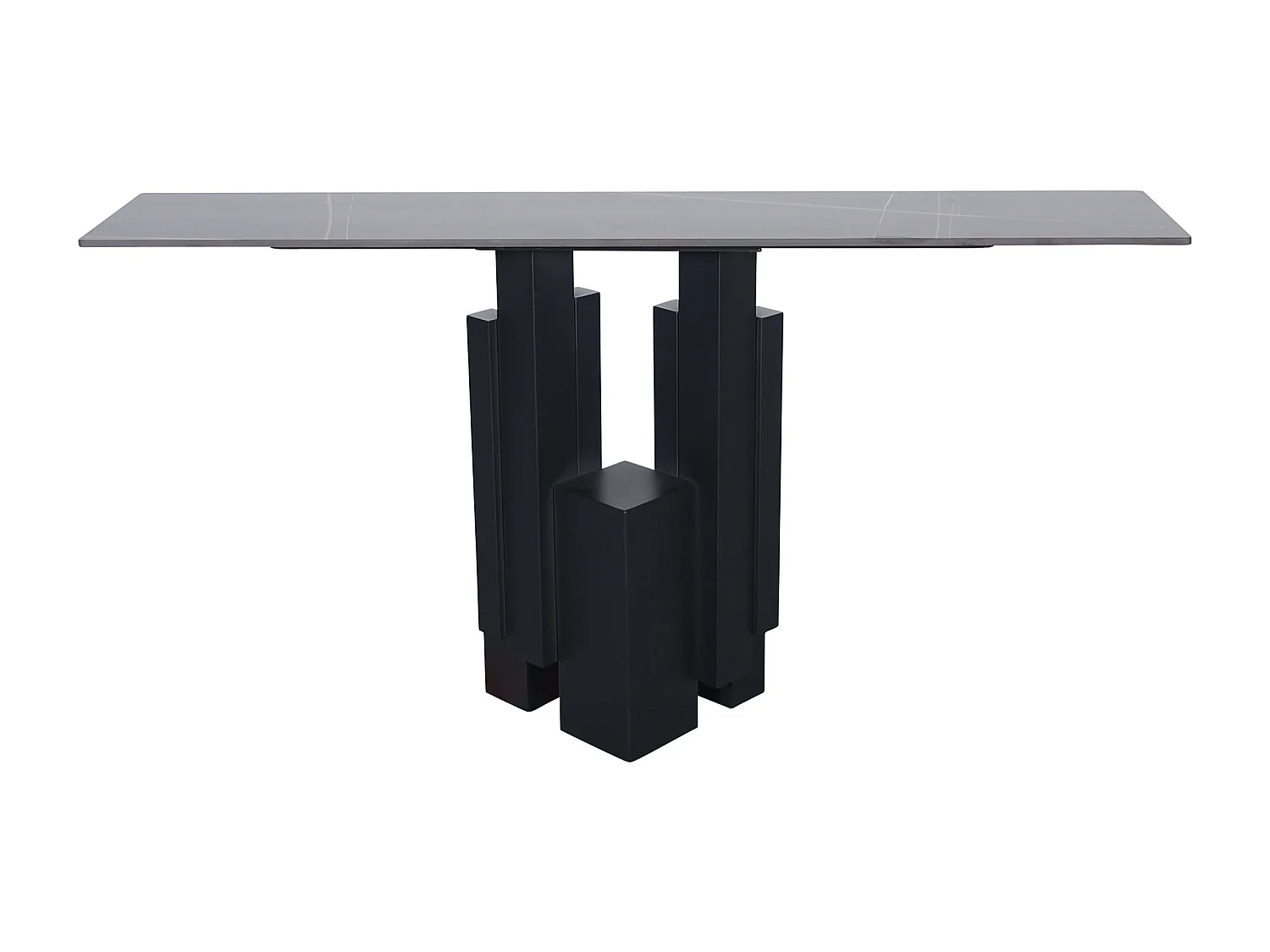 Console 150x80x30 cm noir modig m20-150