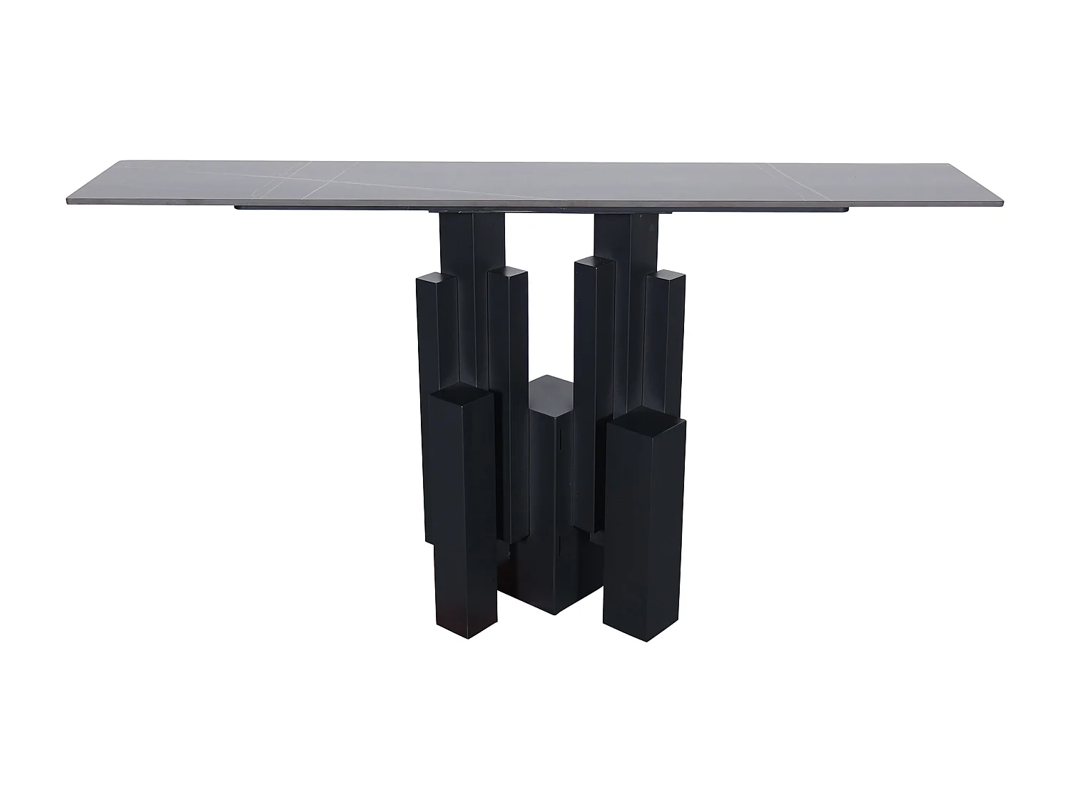 Console 150x80x30 cm noir modig m20-150