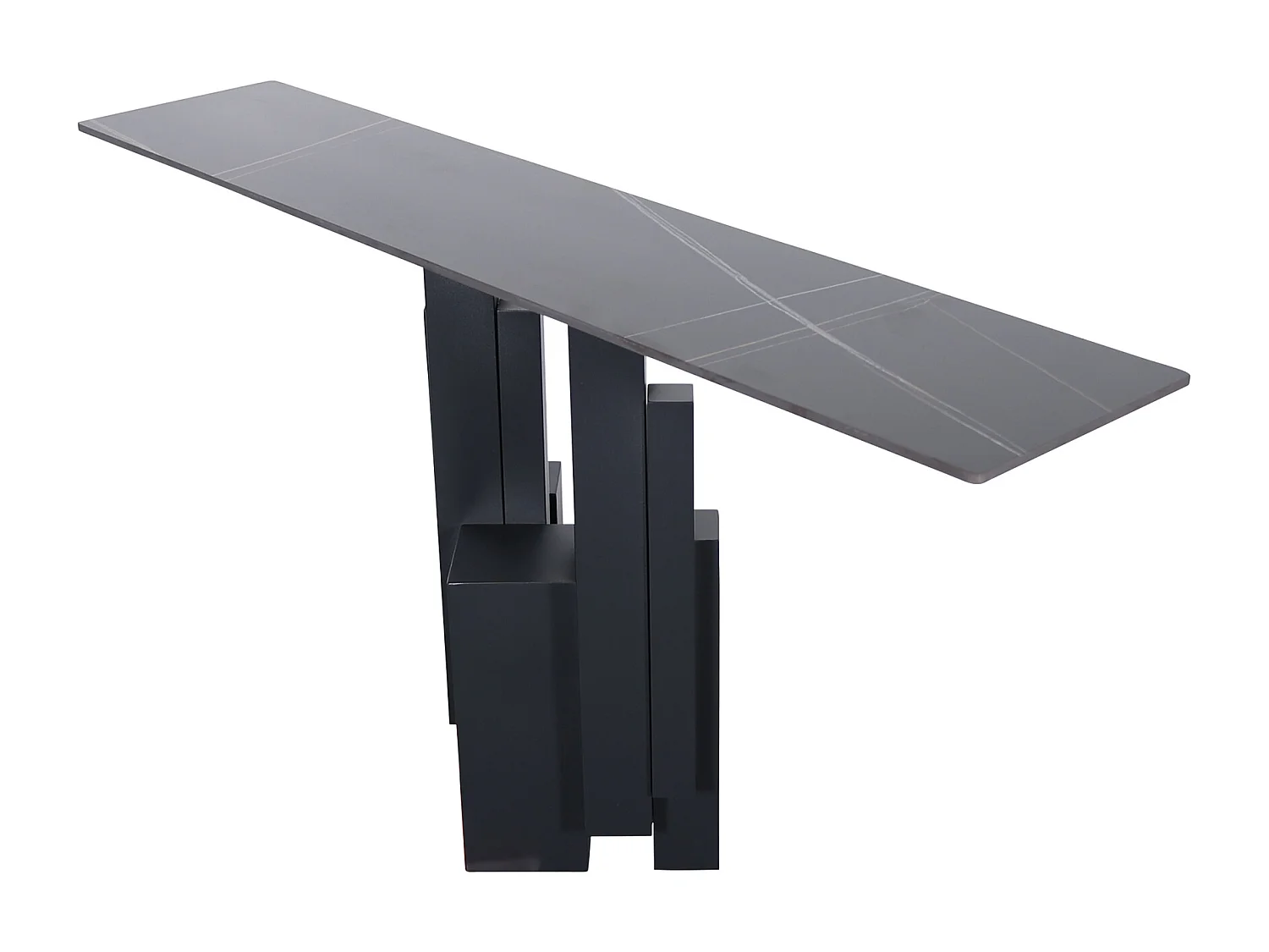Console 150x80x30 cm noir modig m20-150
