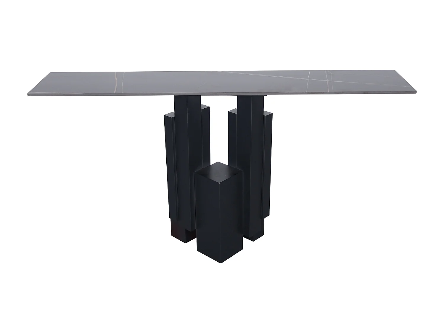 Console 150x80x30 cm noir modig m20-150