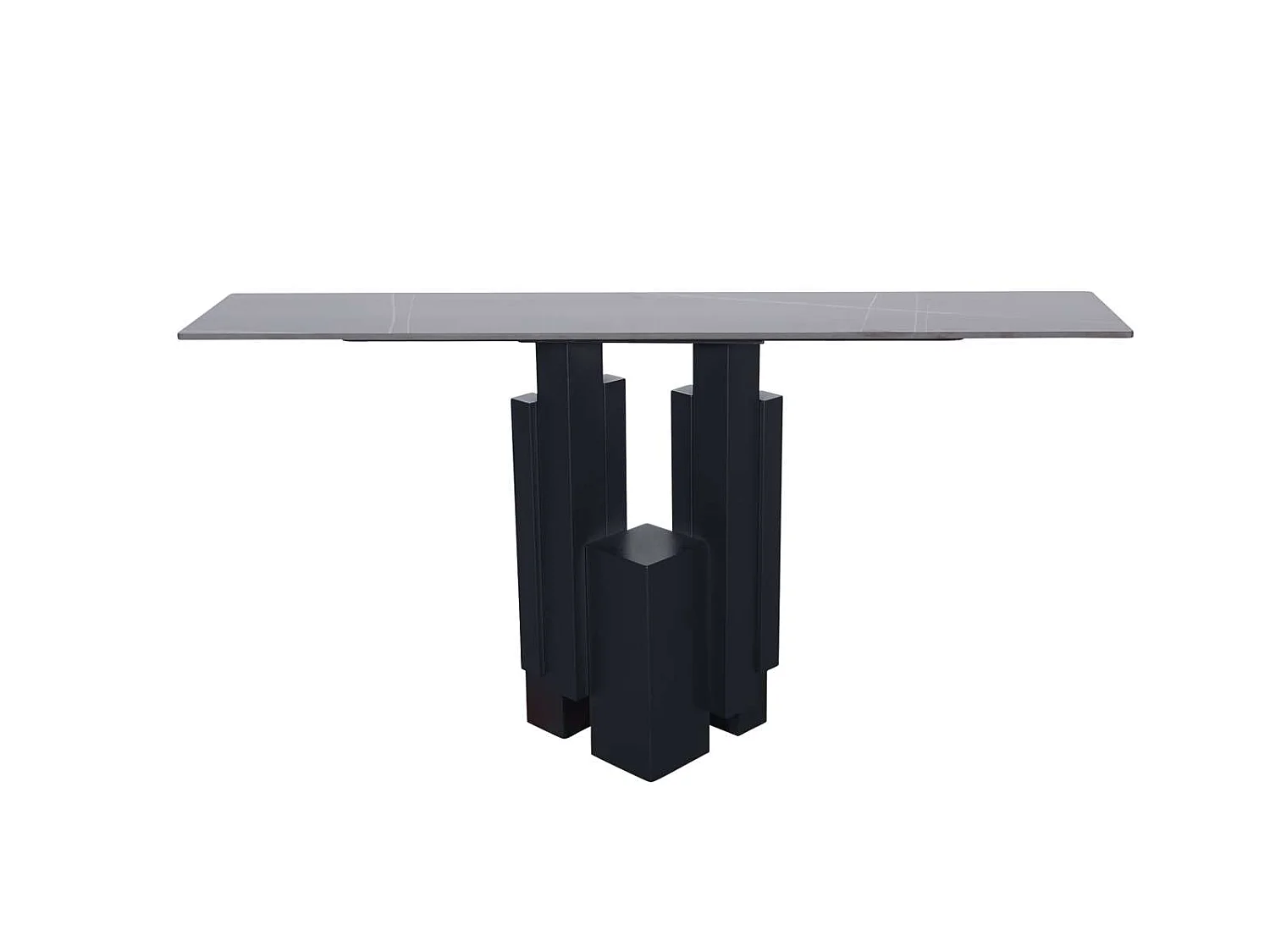 Console 150x80x30 cm noir modig m20-150