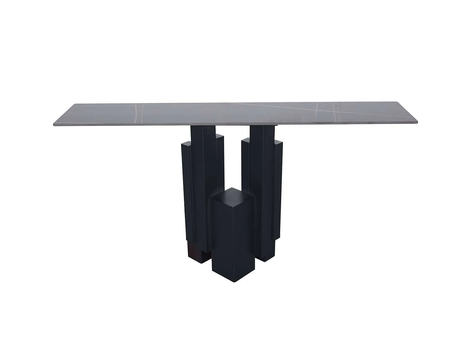 Console 150x80x30 cm noir modig m20-150