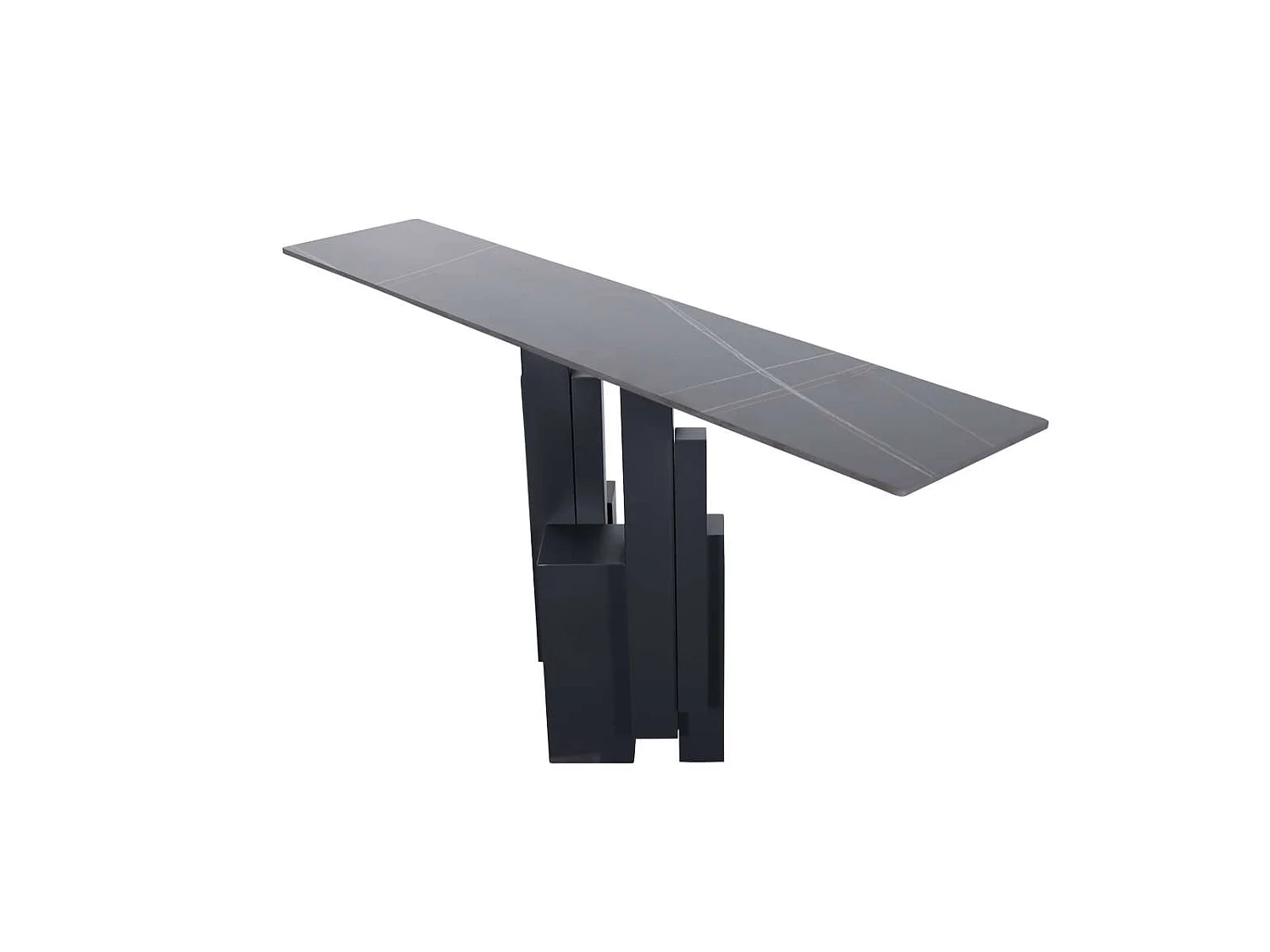 Console 150x80x30 cm noir modig m20-150