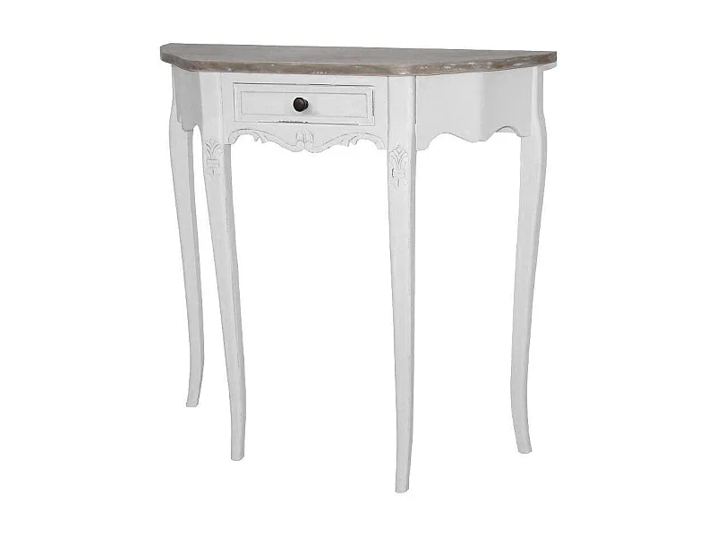 Console 80x80x30 cm blanc Rimini RIW033