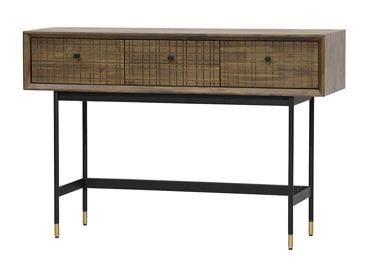 Console 120x80x35 cm marron clair Maze MAZL08