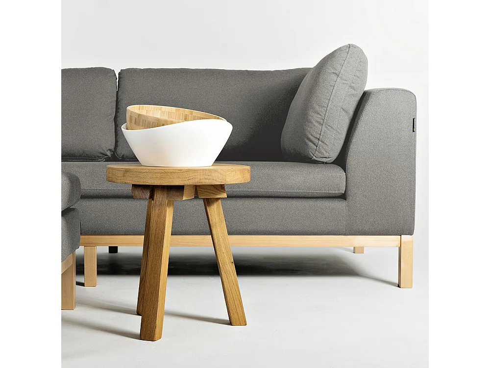 Sofa 98x228x67 cm grau Ambient Wood Kwarc (ml84)