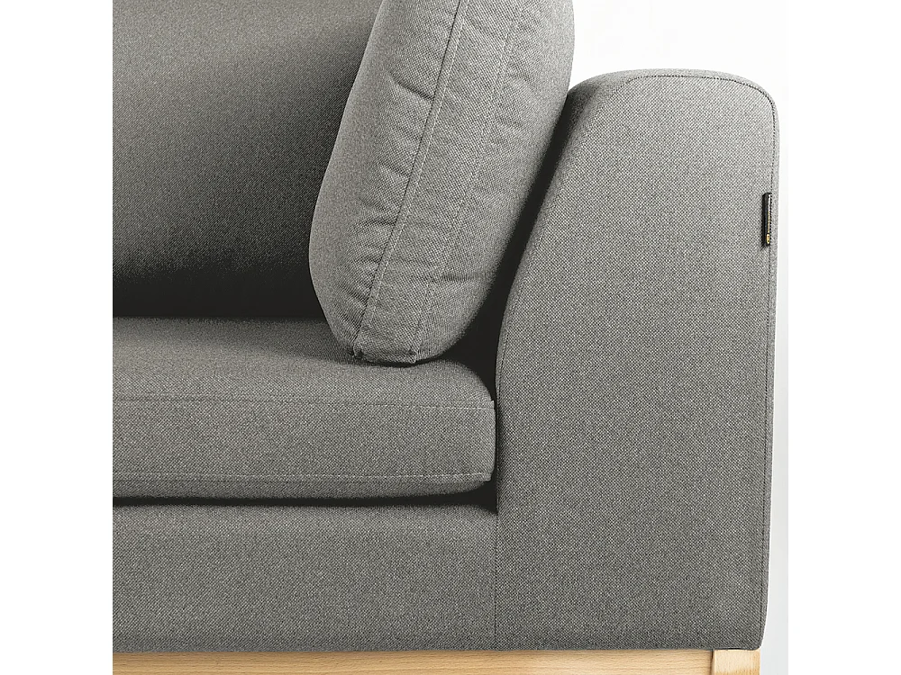 Canapé 98x228x67 cm gris Ambient Wood kwarc(ml84)