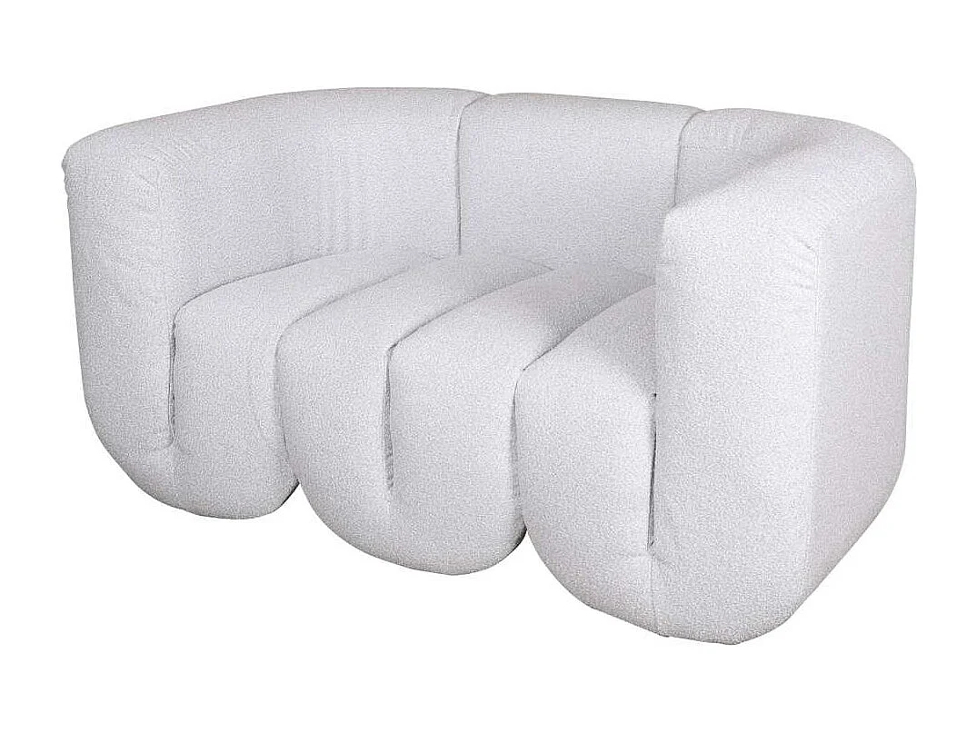 Sofa 150x75x85 cm light gray nua