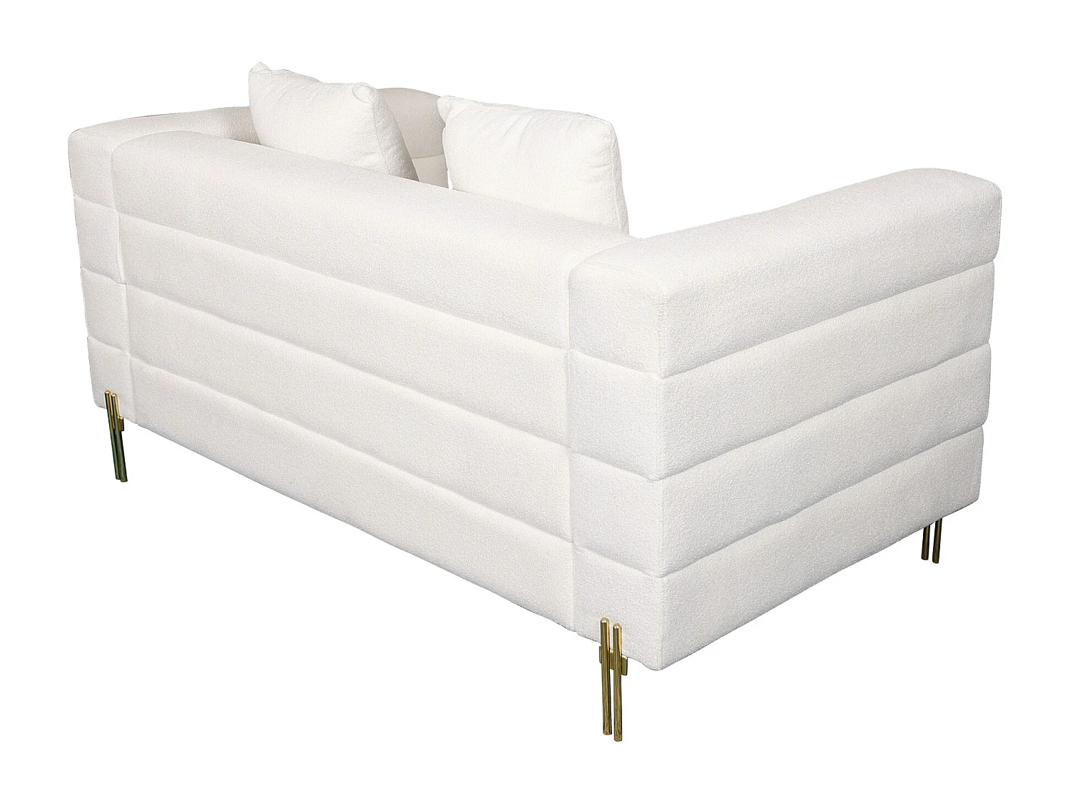 Canapé 160x80x85 cm blanc écru nua n49-1