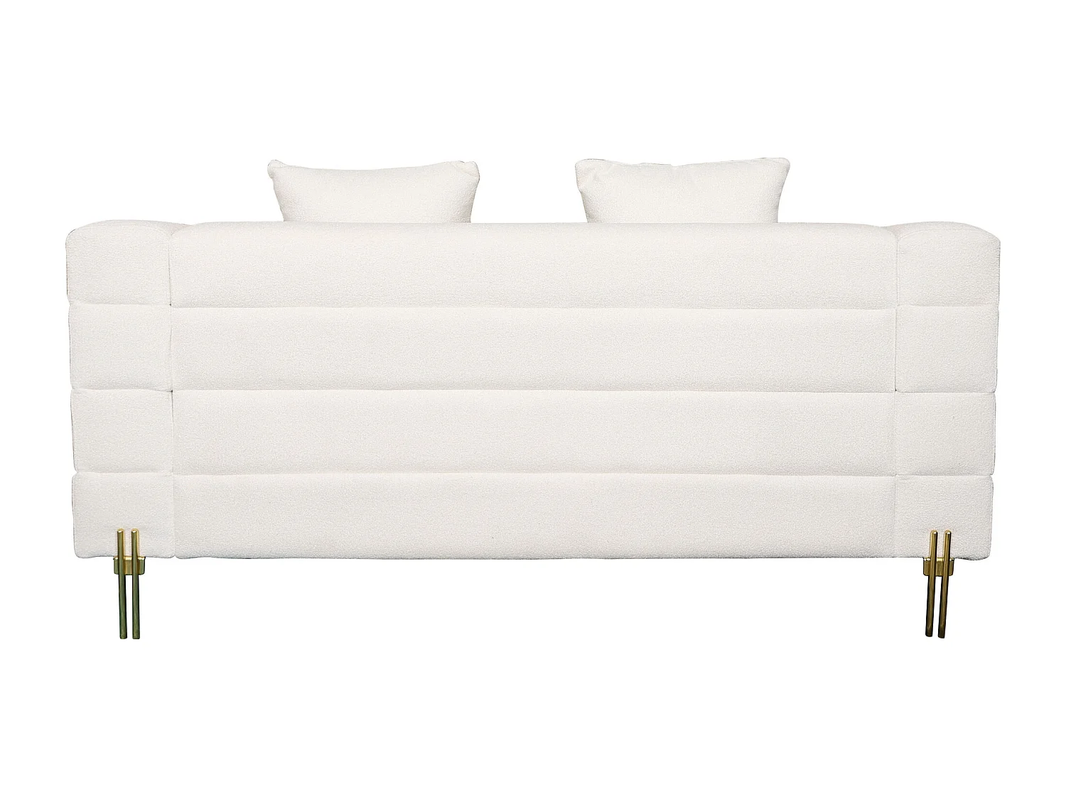 Canapé 160x80x85 cm blanc écru nua n49-1