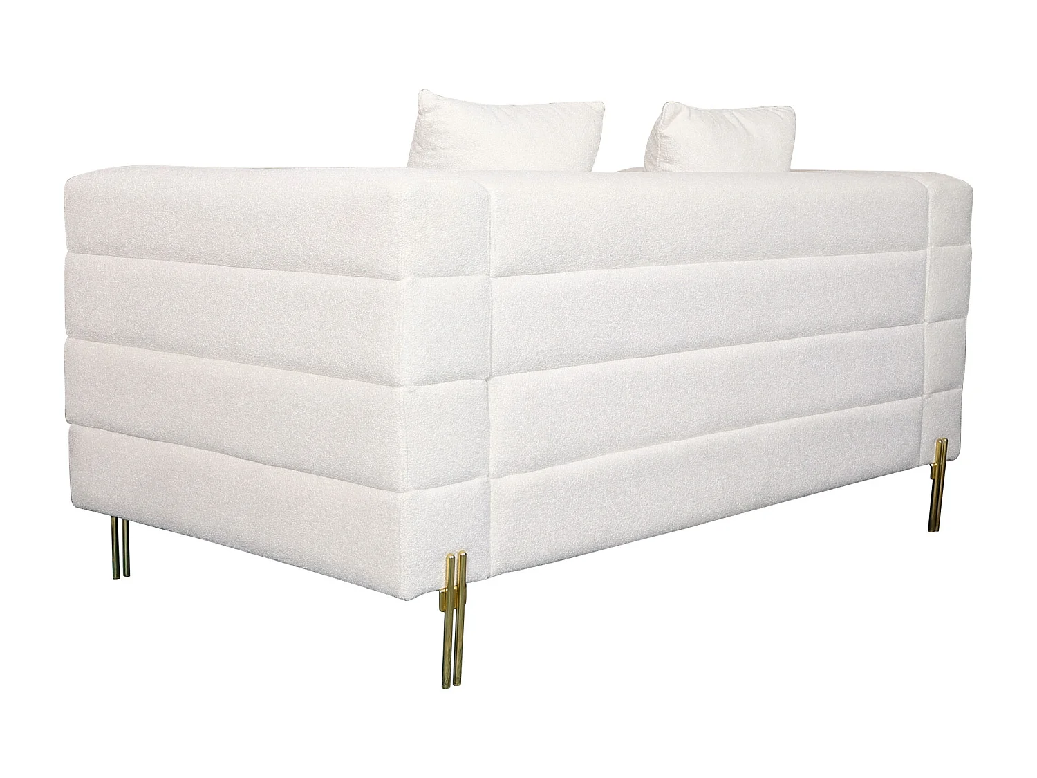 Canapé 160x80x85 cm blanc écru nua n49-1