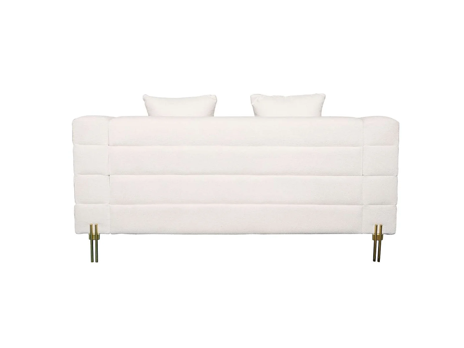 Sofa 160x80x85 cm white ecru nua n49-1