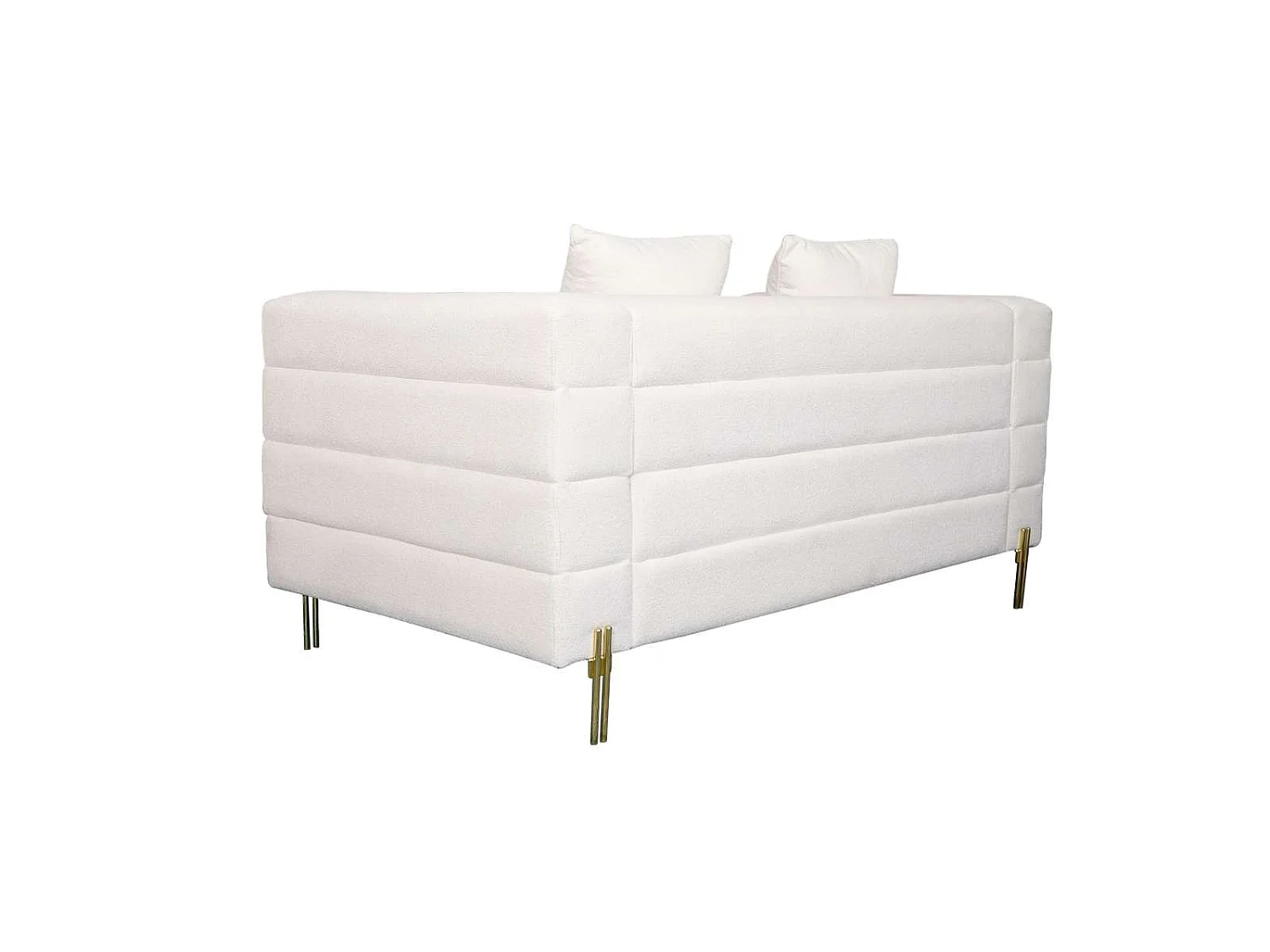 Sofa 160x80x85 cm white ecru nua n49-1