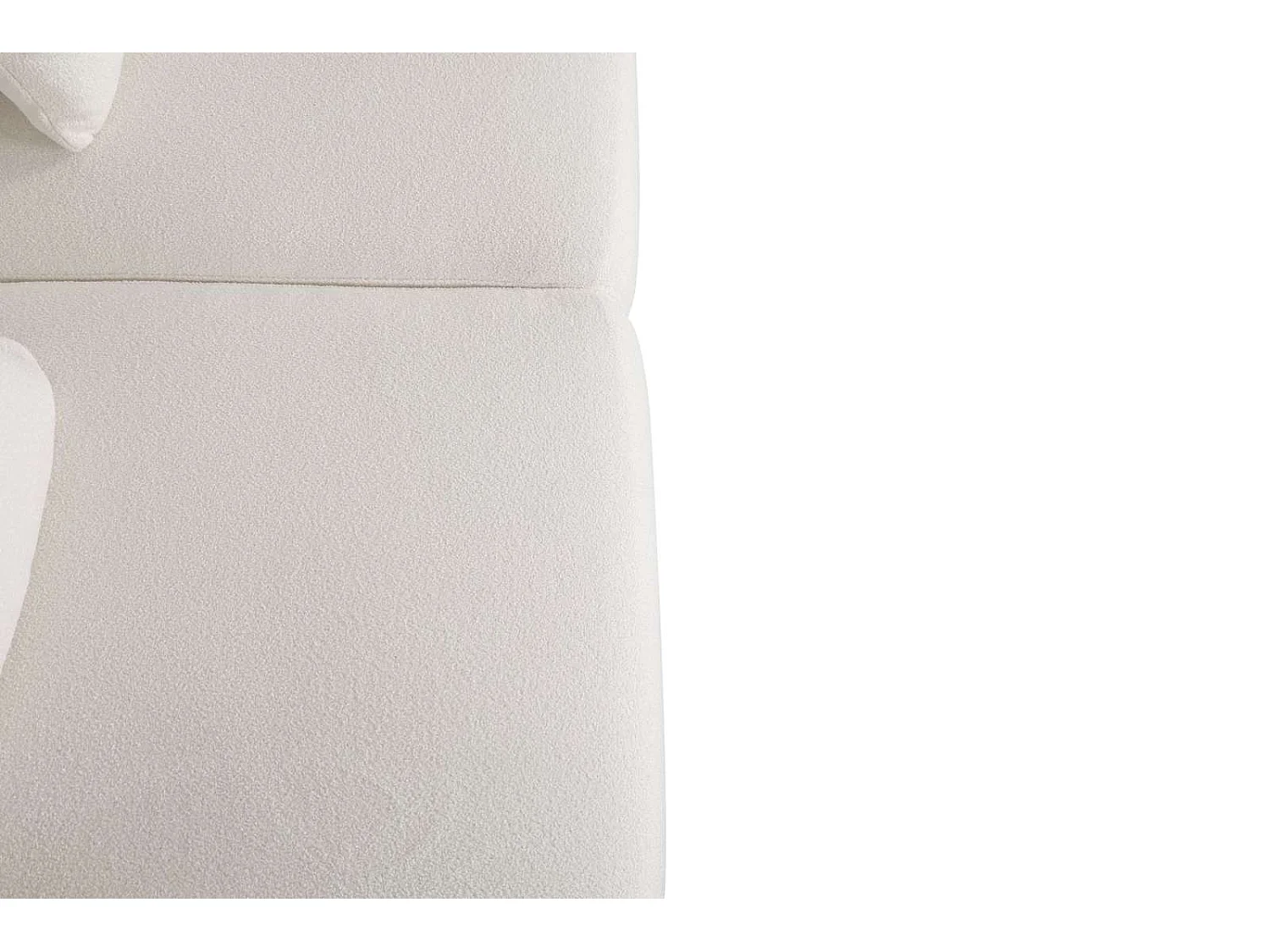 Sofa 160x80x85 cm white ecru nua n49-1
