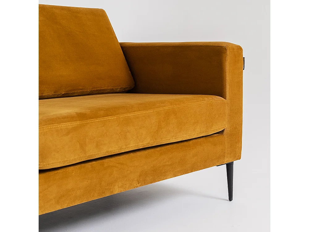 Canapé 0,88x2,64x0,82 m noir Vergan