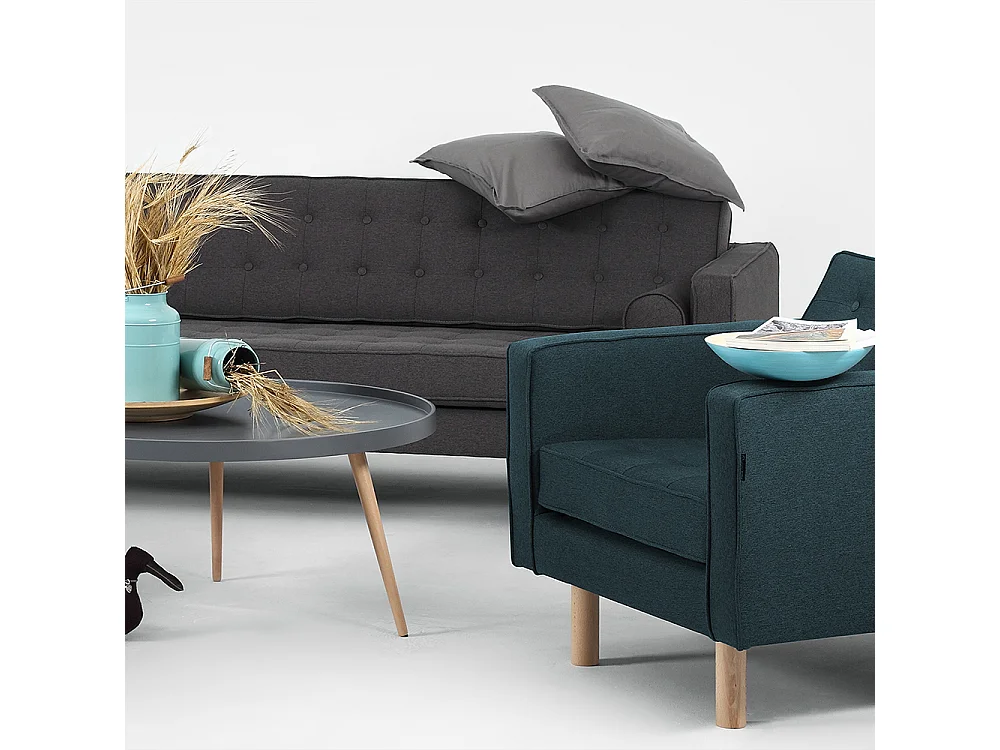 Sofa 88x210x80 cm Carbon Topic Holz