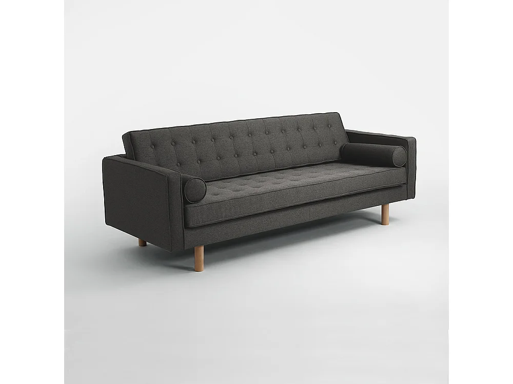 Canapé 88x210x80 cm Bois Carbon Topic