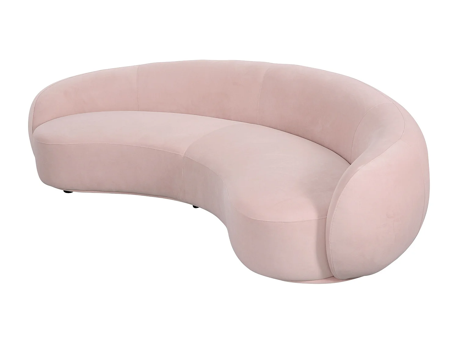 Bank 260x75x125 cm roze nua n77-25