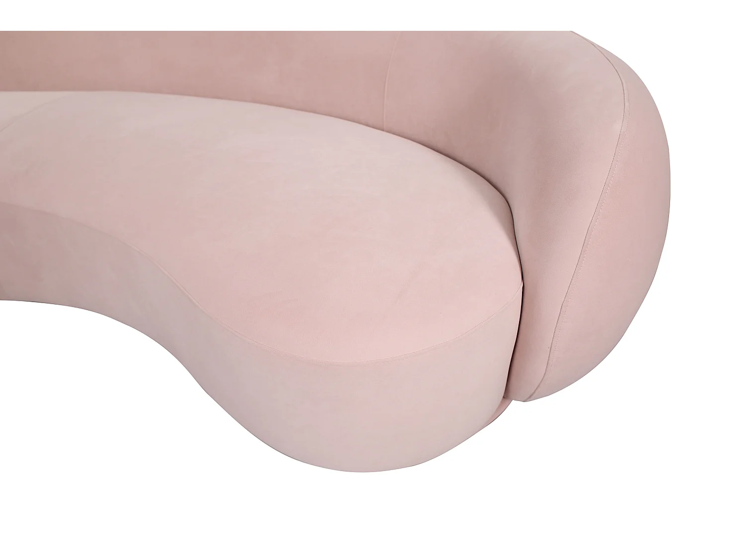 Bank 260x75x125 cm roze nua n77-25