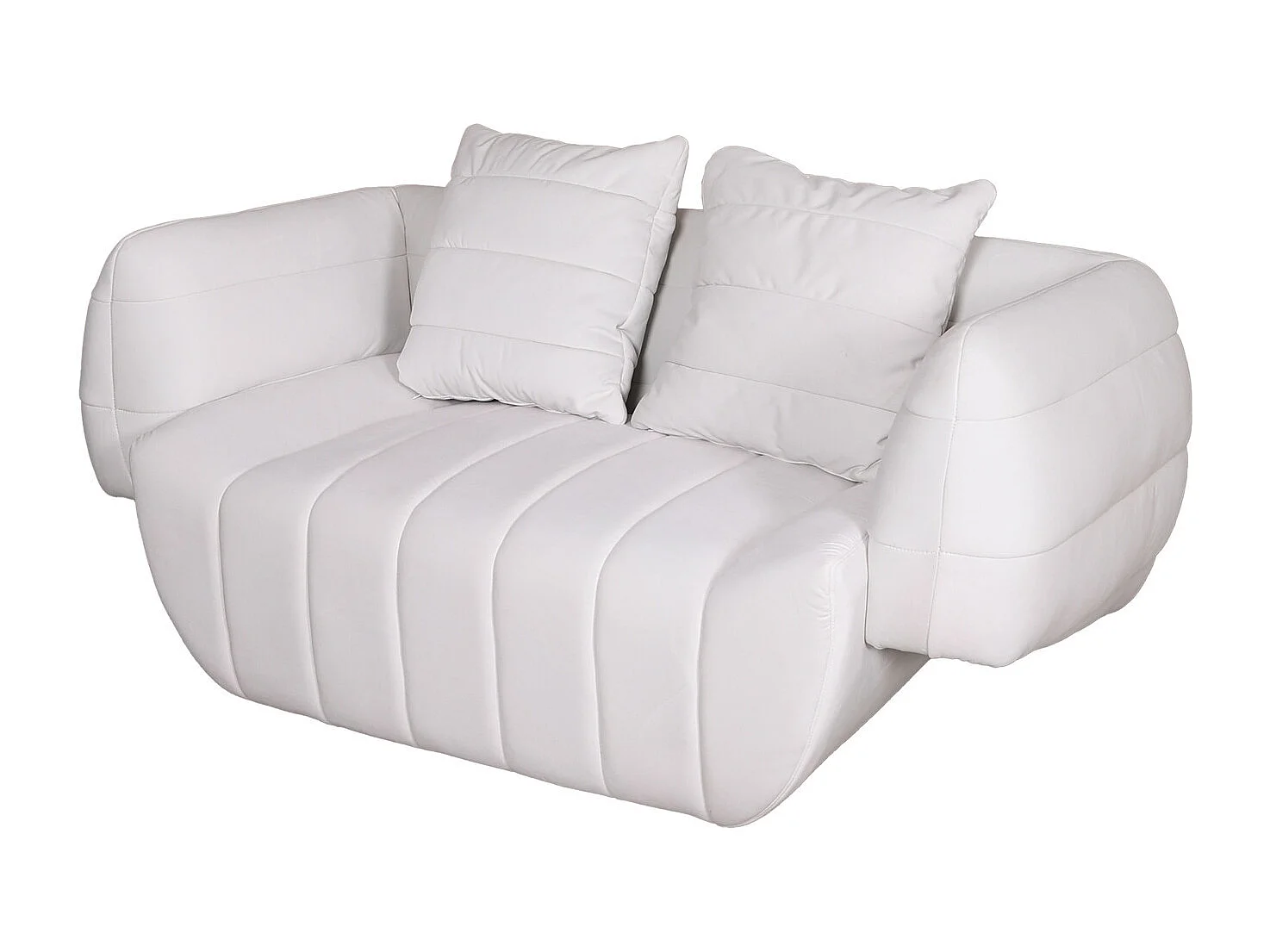 Canapé 160x70x90 cm Blanc nua n90-3