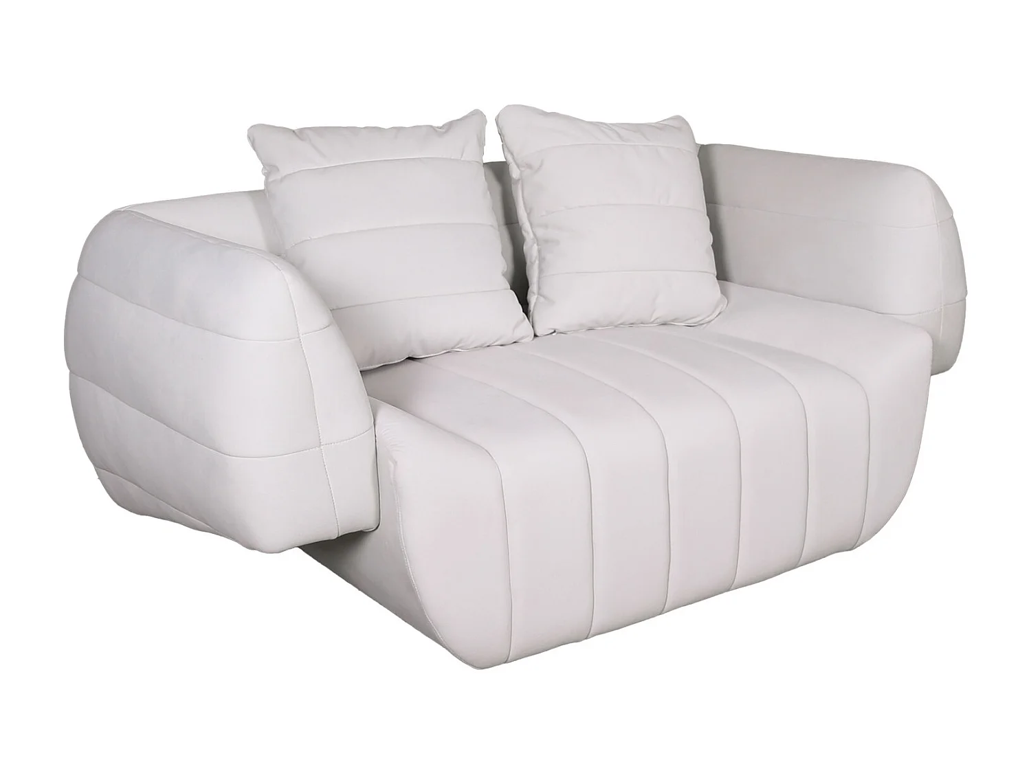 Canapé 160x70x90 cm Blanc nua n90-3