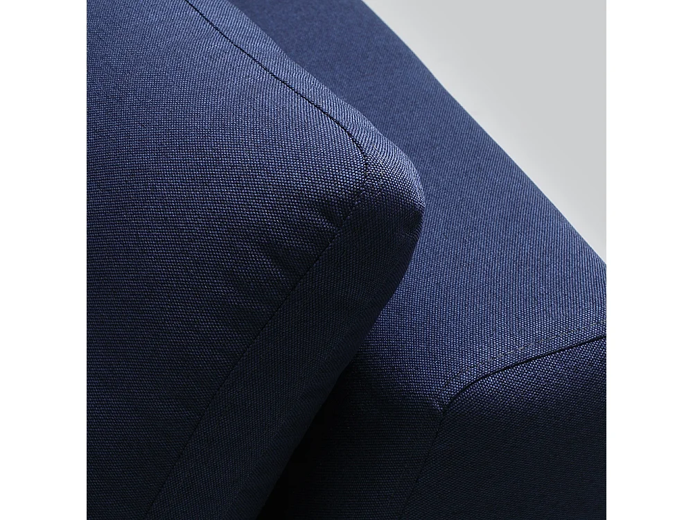 Canapé 98x230x67 cm Noir Ambient et80