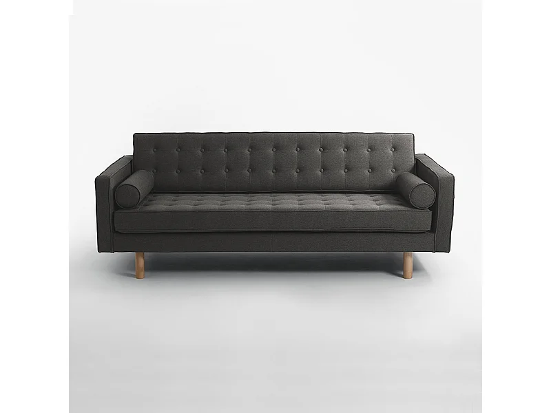 Sofa 88x210x80 cm Carbon natur TOPIC HOLZ