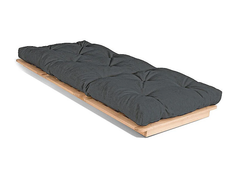Sofá Futón 90x115x80 cm Grafito Layti