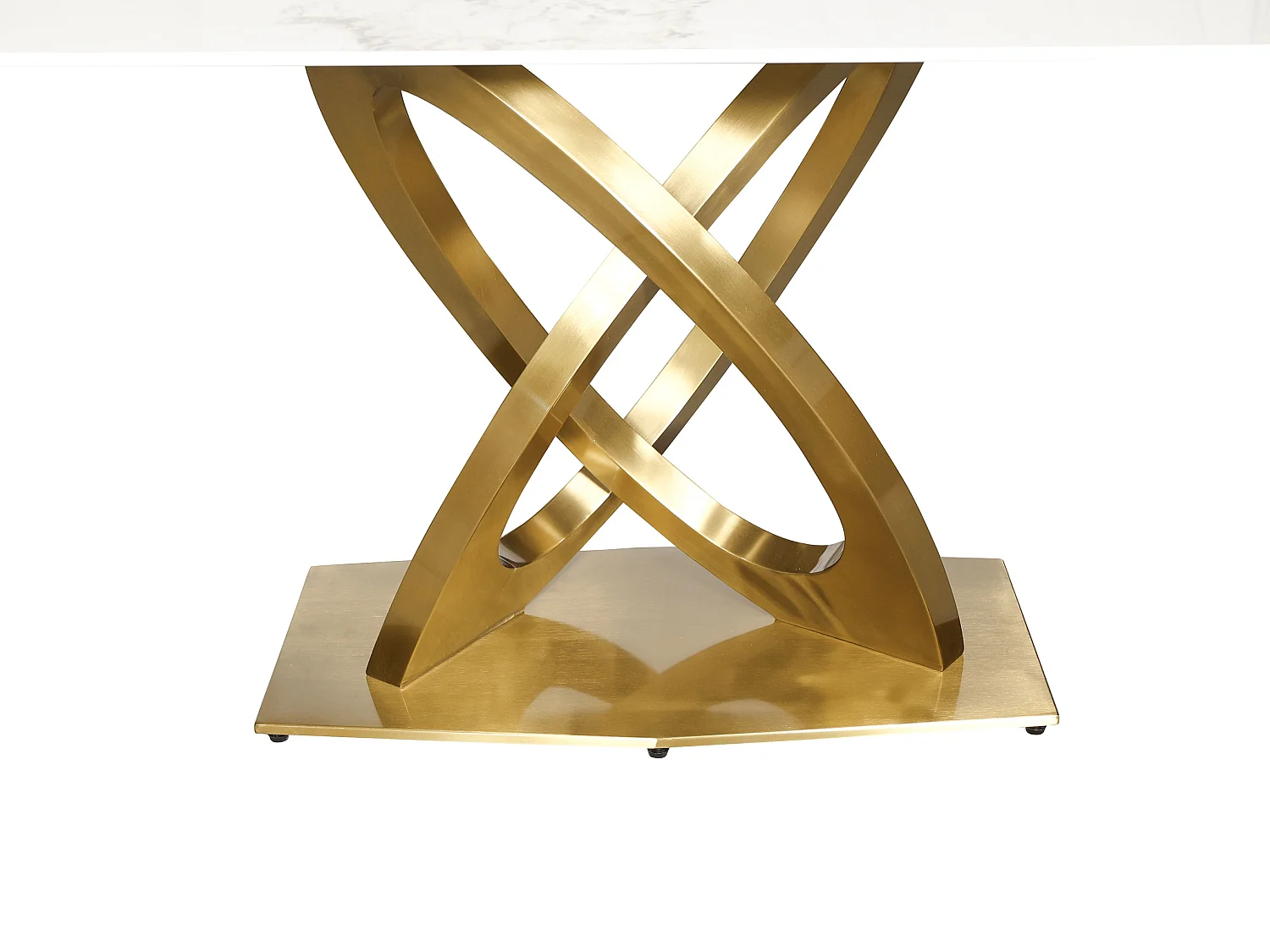 Tafel 180x75x90 cm wit goud Modig M56
