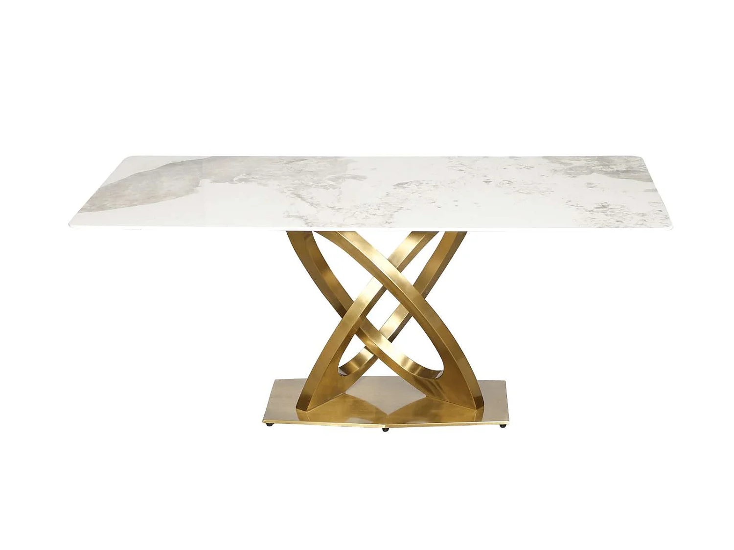 Table 180x75x90 cm blanc or modig m56