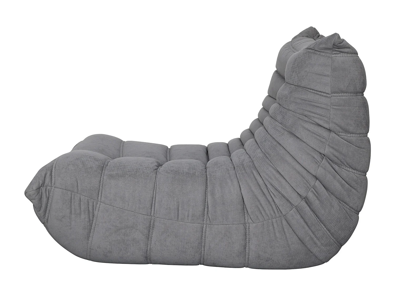 Fauteuil 87x70x102 cm gris nua n23-11