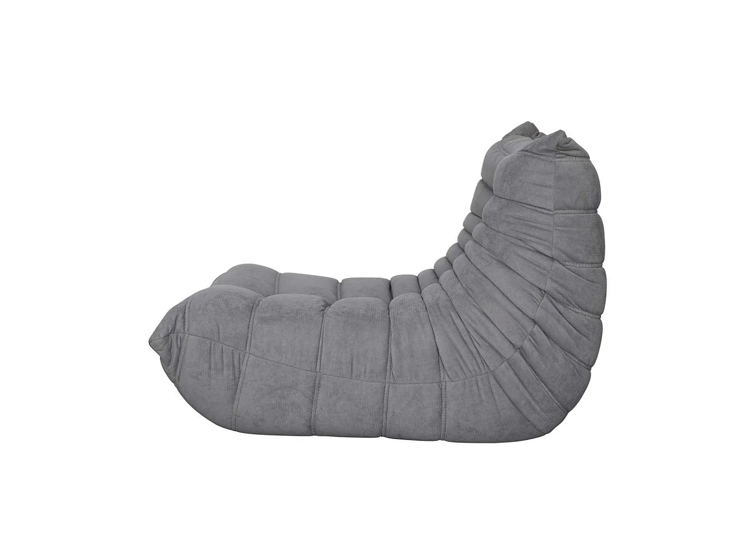 Armchair 87x70x102 cm gray nua n23-11