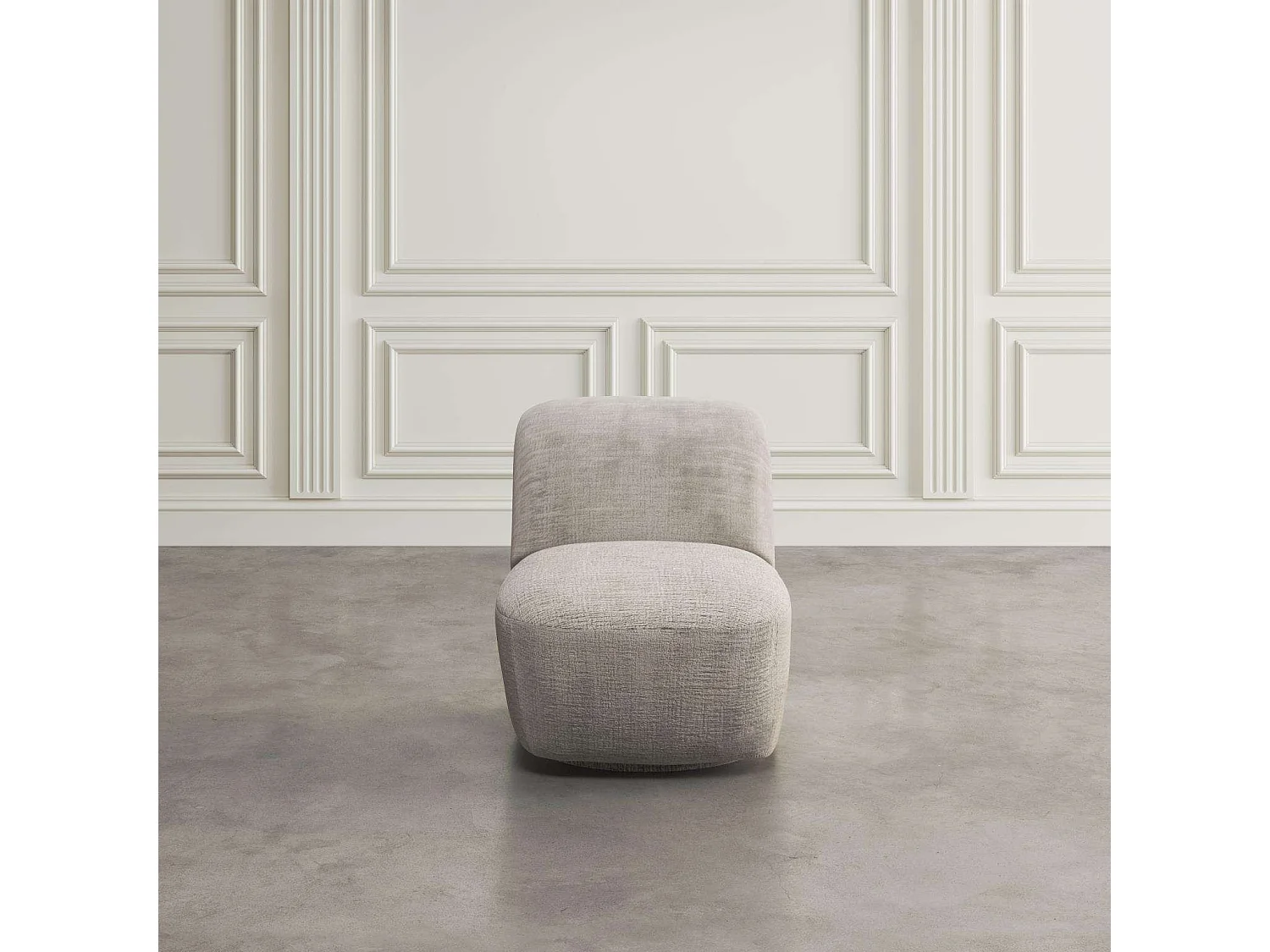 Polstret Drejestol, Leith, Beige
