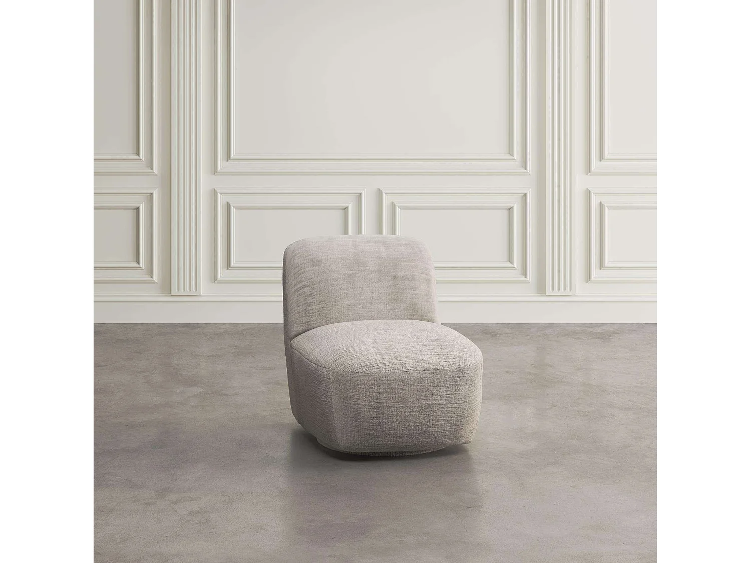 Polstret Drejestol, Leith, Beige