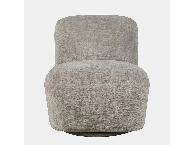 Sessel 67,5x76x77,5 cm Grau Beige Leith LET74G