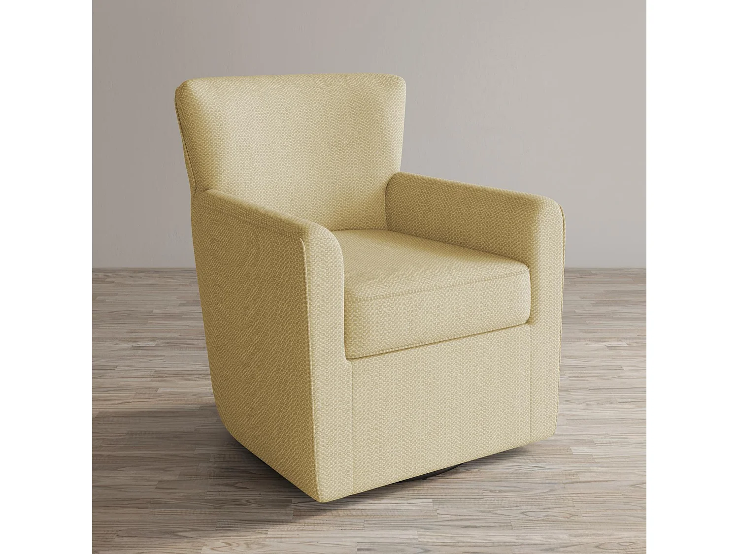 Fauteuil 82,5x90x77 cm jaune Leith LET72Y